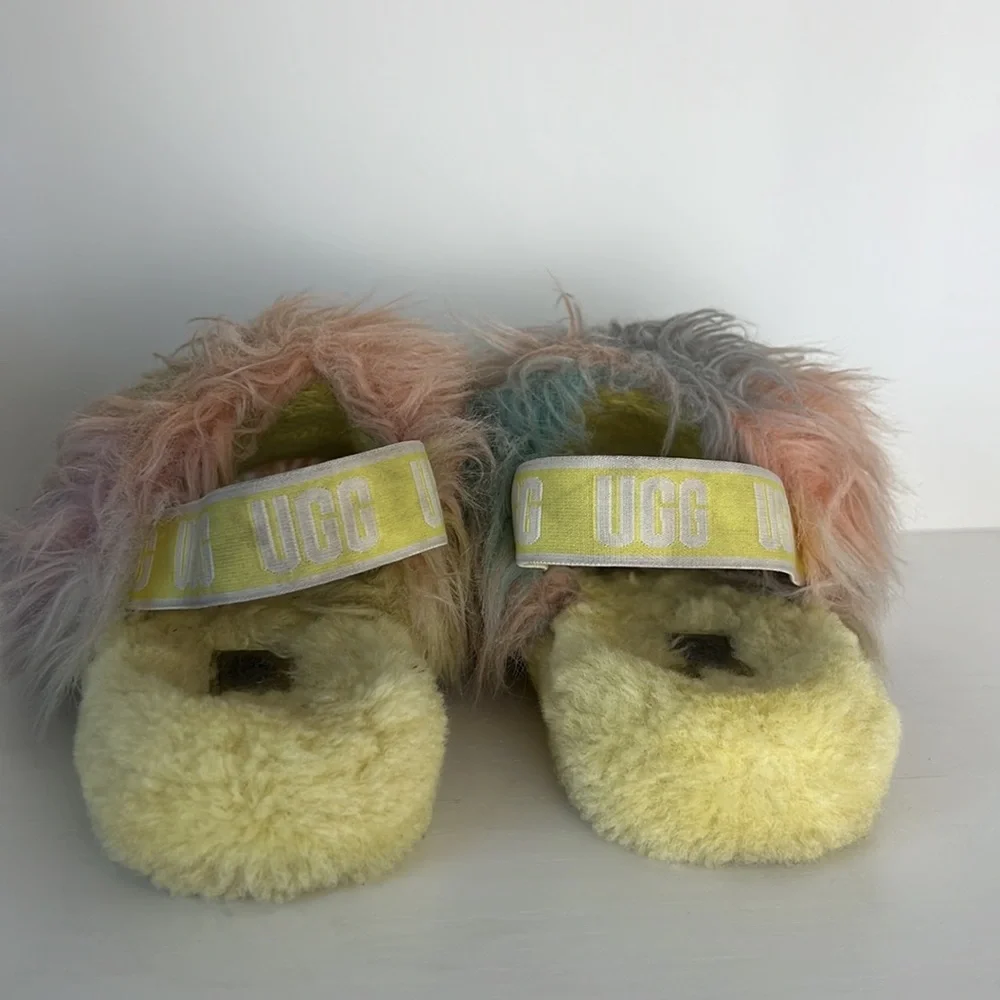 UGG Fluff Yeah‎ Slide Tie Dye Slipper